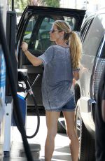 DENISE RICHARDS at a Gas Station in Malibu 09/17/2015