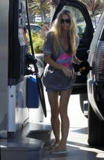 DENISE RICHARDS at a Gas Station in Malibu 09/17/2015