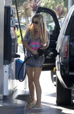 DENISE RICHARDS at a Gas Station in Malibu 09/17/2015