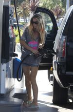 DENISE RICHARDS at a Gas Station in Malibu 09/17/2015