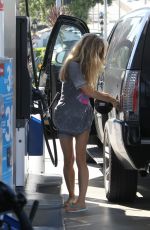 DENISE RICHARDS at a Gas Station in Malibu 09/17/2015