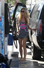 DENISE RICHARDS at a Gas Station in Malibu 09/17/2015