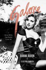 DIANNA AGRON by Ellen Von Unwerth Photoshoot for Galore Magazine