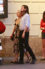 DIANNA AGRON in the Line for Broadway Musical Hamilton in New York 09/24/2015