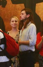 DIANNA AGRON in the Line for Broadway Musical Hamilton in New York 09/24/2015
