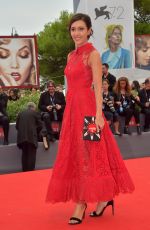EKATERINA MTSITOURIDZE at Francofonia Premiere at 72nd Venice Film Festival