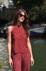 ELISA SEDNAOUI Arrives at Lido for 72nd Venice Film Festival 09/01/2015