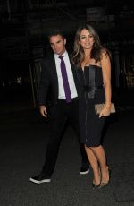 ELIZABETH HURLEY Arrives at Amanda Wakeley 25th Anniversary Party in London 09/07/2015
