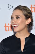 ELIZABETH OLSE at I Saw the Light Premiere at 2015 Toronto International Film Festival 09/11/2015