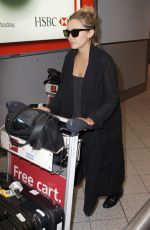 ELIZABETH OLSEN Arrives at Toronto Pearson International Airport 09/11/2015