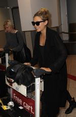 ELIZABETH OLSEN Arrives at Toronto Pearson International Airport 09/11/2015