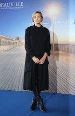 ELIZABETH OLSEN at a Photocall at 41st Deauville American Film Festival 09/09/2015