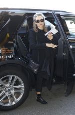 ELIZABETH OLSEN at Pearson International Airport in Toronto 09/14/2015