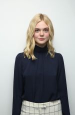 ELLE FANNING at SiriusXM Studios in New York 09/01/2015