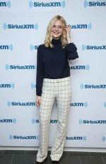 ELLE FANNING at SiriusXM Studios in New York 09/01/2015