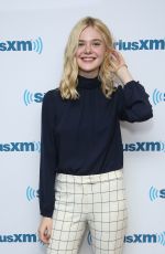 ELLE FANNING at SiriusXM Studios in New York 09/01/2015
