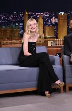 ELLE FANNING at Tonight Show Starring Jimmy Fallon in New York 09/01/2015