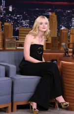 ELLE FANNING at Tonight Show Starring Jimmy Fallon in New York 09/01/2015