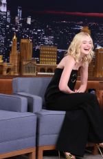 ELLE FANNING at Tonight Show Starring Jimmy Fallon in New York 09/01/2015