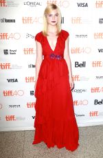 ELLE FANNING at Trumbo Premiere at 2015 Toronto International Film Festival 09/12/2015