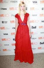 ELLE FANNING at Trumbo Premiere at 2015 Toronto International Film Festival 09/12/2015