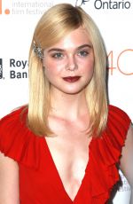 ELLE FANNING at Trumbo Premiere at 2015 Toronto International Film Festival 09/12/2015