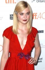ELLE FANNING at Trumbo Premiere at 2015 Toronto International Film Festival 09/12/2015