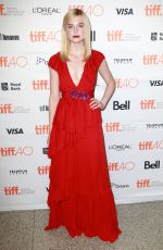 ELLE FANNING at Trumbo Premiere at 2015 Toronto International Film Festival 09/12/2015