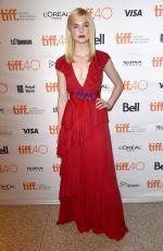 ELLE FANNING at Trumbo Premiere at 2015 Toronto International Film Festival 09/12/2015