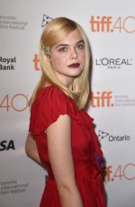 ELLE FANNING at Trumbo Premiere at 2015 Toronto International Film Festival 09/12/2015