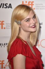 ELLE FANNING at Trumbo Premiere at 2015 Toronto International Film Festival 09/12/2015