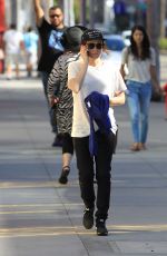 ELLEN PAGE Out and About in Los Angeles 09/08/2015