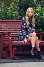ELSA HOKS at a Photoshoot in New York 09/04/2015