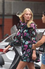 ELSA HOKS at a Photoshoot in New York 09/04/2015