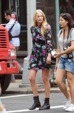 ELSA HOKS at a Photoshoot in New York 09/04/2015