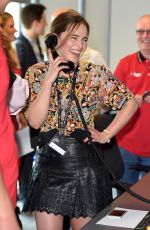 EMILIA CLARKE at bgc Global Chariry Day at bgc Partners in London 09/11/2015