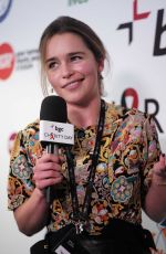 EMILIA CLARKE at bgc Global Chariry Day at bgc Partners in London 09/11/2015