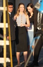 EMILY BLUNT Arrives at Jimmy Kimmel Live in Hollywood 09/08/2015
