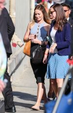 EMILY BLUNT Arrives at Jimmy Kimmel Live in Hollywood 09/08/2015