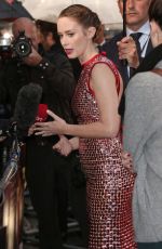 EMILY BLUNT at Sicario Premiere in London 09/21/2015