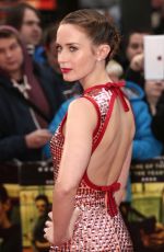 EMILY BLUNT at Sicario Premiere in London 09/21/2015