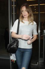 EMILY BLUNT at SiriusXM Studios in New York 09/30/2015