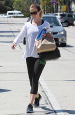 EMILY BLUNT Leaves a Gym in West Hollywood 09/08/2015