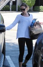 EMILY BLUNT Leaves a Gym in West Hollywood 09/08/2015