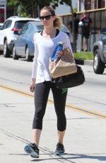 EMILY BLUNT Leaves a Gym in West Hollywood 09/08/2015