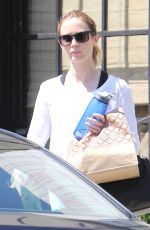 EMILY BLUNT Leaves a Gym in West Hollywood 09/08/2015