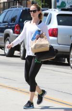 EMILY BLUNT Leaves a Gym in West Hollywood 09/08/2015