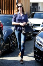 EMILY BLUNT Leaves Meche Salon in Beverly Hills 09/03/2015