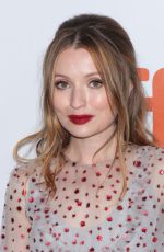 EMILY BROWNING at Legend Premiere at 2015 Toronto International Film Festival 09/12/2015