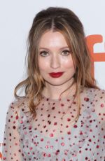 EMILY BROWNING at Legend Premiere at 2015 Toronto International Film Festival 09/12/2015